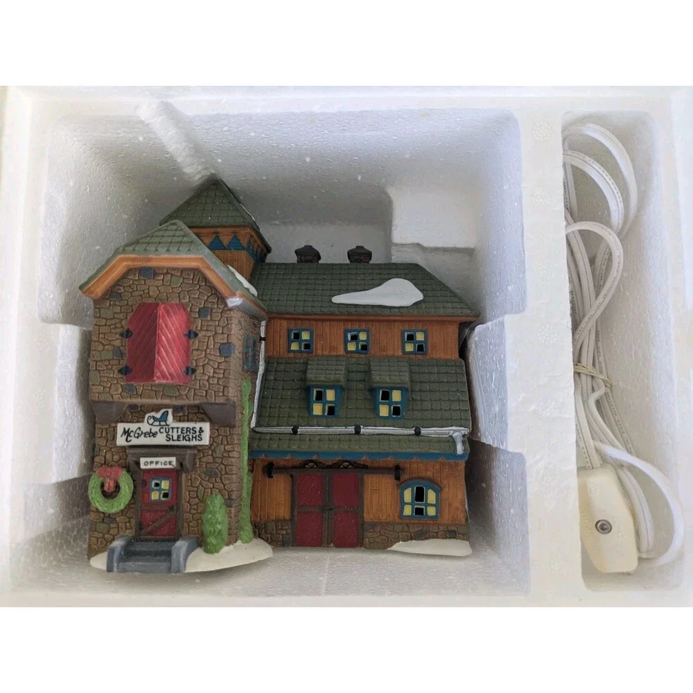 RETIRED McGrebe Cutters & Sleighs - Department 56 - Great Condition, 1991